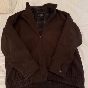 Roundtree & Yorke Windbreaker Jacket Men's Full Zip Bomber